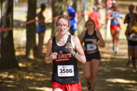Ella Downing at Cross Country Jesse Owens Classic 2022