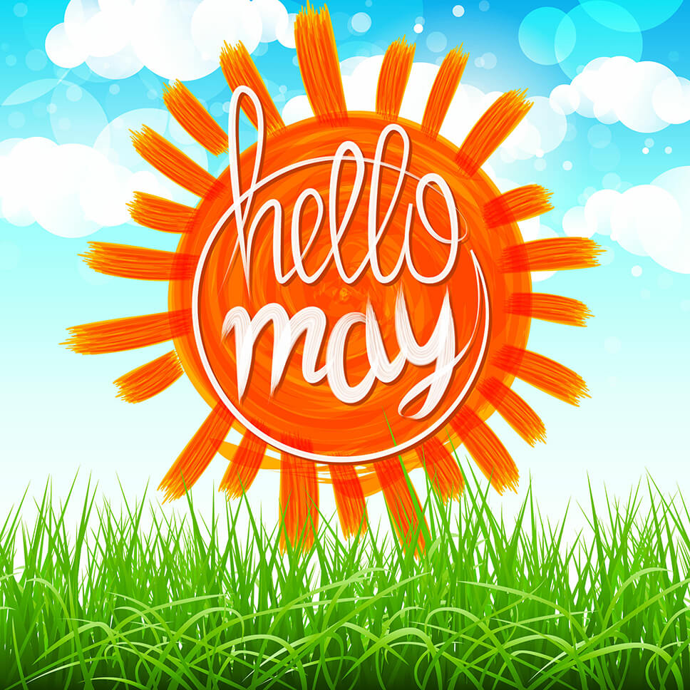 Sunshine with hello may logo