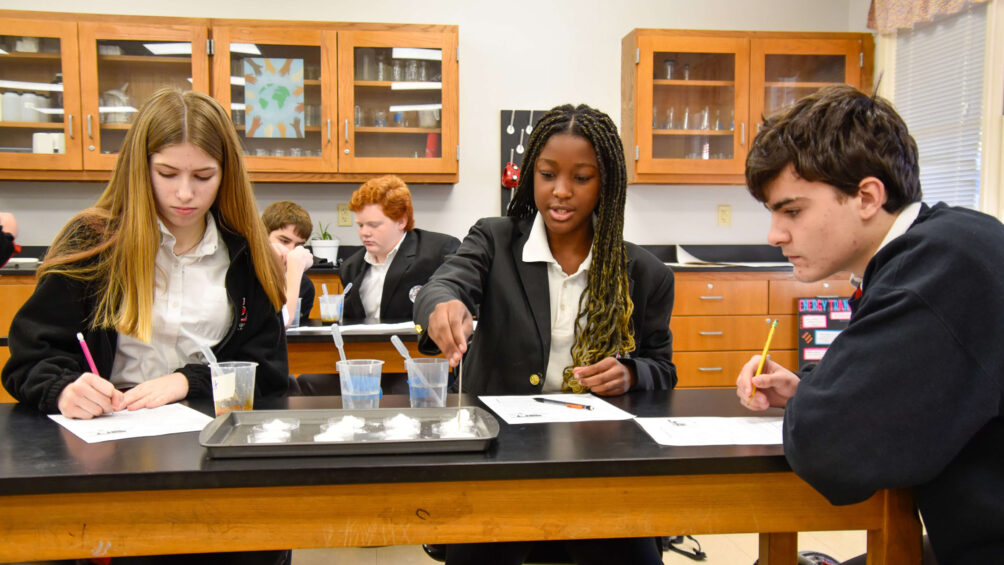 Students in Science Lab