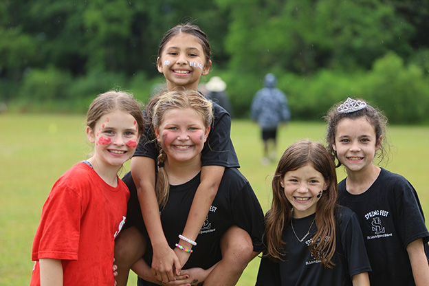 St. Luke's students enjoy Springfest competing against each other.