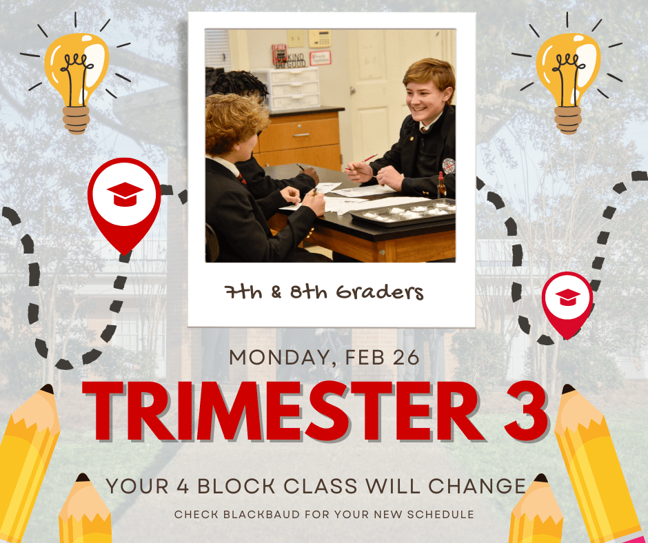 Featured image for “Trimester 3 Begins February 26”