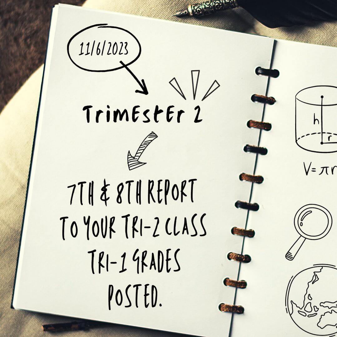 Featured image for “Trimester 2 Begins Today”